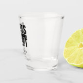 Bruidsfeestje voor de Knoop Shot Glas (Rechts)