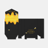 Bruidsfeestje zwarte hommels honing dank je  bedankdoosjes (Uitgevouwen)