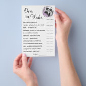 Bruidsfeestkaart Orchidee Over of Onder Flyer (Hand)