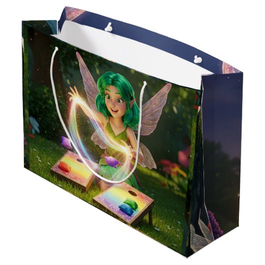 Bruidsfeestrijdster  groot cadeauzakje (Achterkant Gekanteld)