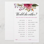 Bruidsfeestspel: 'Flowers Would She Rather' (Voorkant / Achterkant)