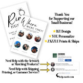 Bruidsfeestspel | Ring zoeken | Fotospel Kaart