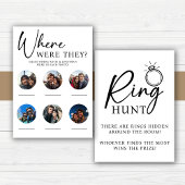 Bruidsfeestspel | Ring zoeken | Fotospel Kaart