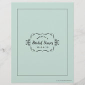 Bruidsfeestspellen Hoe Goed Ken Je De Bruid Flyer (Achterkant)