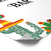 Bruidsfinale Fiesta Margarita Bar Teken Poster (Hoek)