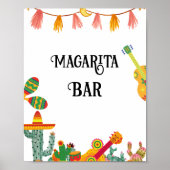 Bruidsfinale Fiesta Margarita Bar Teken Poster (Voorkant)