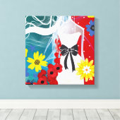 Bruidsgeluk Canvas Afdruk (Insitu (Houten vloer))