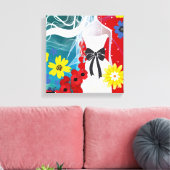 Bruidsgeluk Canvas Afdruk (Insitu (Woonkamer))