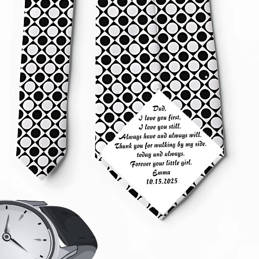 Bruidsgeschenk voor Vader van de Bruid Stropdas