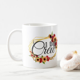 Bruidsgezelschapscadeaus, I Do Crew, Zonnebloemen, Koffiemok