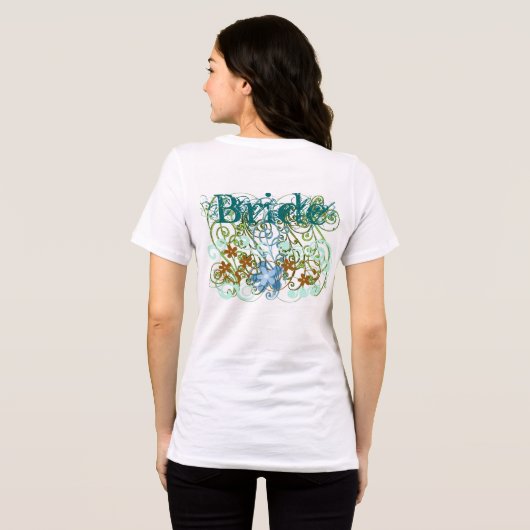 Bruidshemd Tri-Blend Shirt (Achterkant volledig)