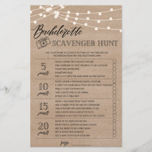 Bruidsjacht bruidsfeest spel Vliegen Flyer