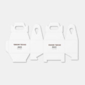 Bruidsjongens team bruidsjonker vrijgezellenfeest  bedankdoosjes (Uitgevouwen)