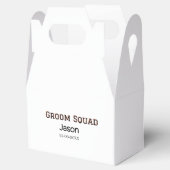 Bruidsjongens team bruidsjonker vrijgezellenfeest  bedankdoosjes (Geopend)