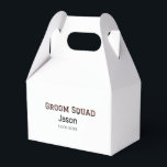 Bruidsjongens team bruidsjonker vrijgezellenfeest  bedankdoosjes<br><div class="desc">ontwerp</div>