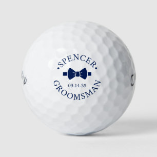 Bruidsjonker Blauwe Strik Golfballen