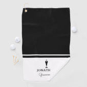 Bruidsjonker Cadeau Bruiloft Feest Aangepast Geper Golfhanddoek (Insitu)