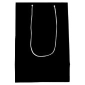 Bruidsjonker Cadeau Mannelijk Monogram Initiaal Zw Medium Cadeauzakje (Achterkant)