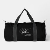 Bruidsjonker Cadeau Modern Monogram Chic Lettertyp Plunjezak (Voorkant)