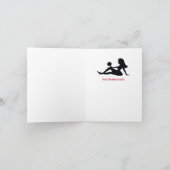 Bruidsjonker Dank Je Kaart - Heet Bruidsmeisjes (Binnen)