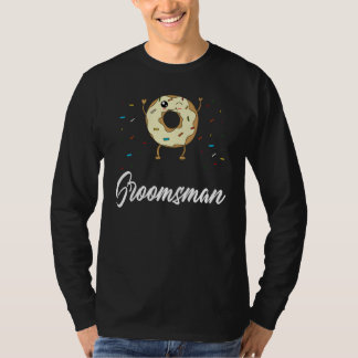 Bruidsjonker Donut Bruiloft Bruidsfeest Bruidegom T-shirt