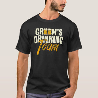 Bruidsjonker Drinkteam Vrijgezellenfeest Trouw  T-shirt