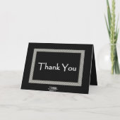 BRUIDSjonker Geruit Huwelijk DANK JE Bedankkaart (Achterkant)