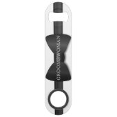 Bruidsjonker geschenk voor moderne bruiloft flesop speed flessenopener (Voorkant)