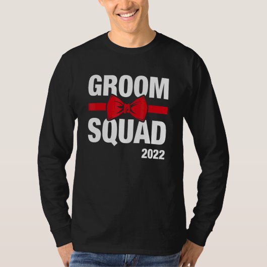 Bruidsjonker Groepsfoto 2022 Bruidsjonkers Bachelo T-shirt (Voorkant)
