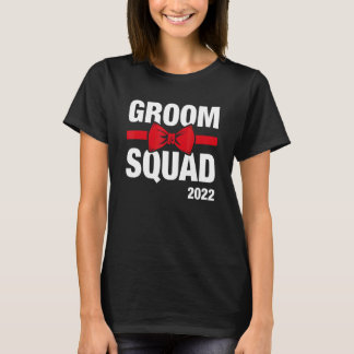 Bruidsjonker Groepsfoto 2022 Bruidsjonkers Bachelo T-shirt