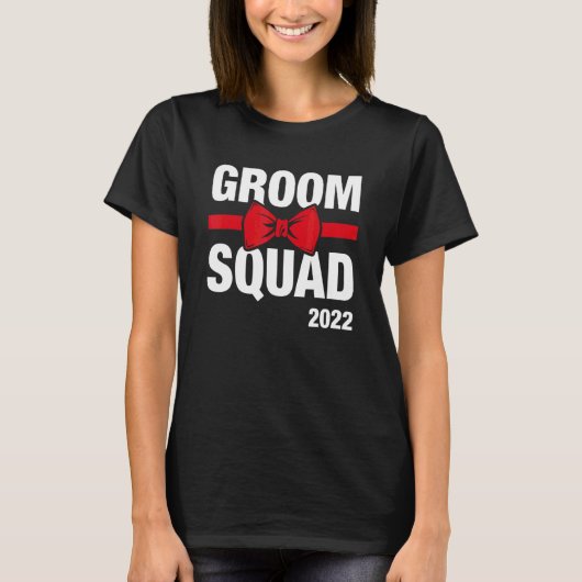 Bruidsjonker Groepsfoto 2022 Bruidsjonkers Bachelo T-shirt (Voorkant)