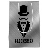 Bruidsjonker Huwelijk  Medium Cadeauzakje (Achterkant)