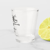 Bruidsjonker Initiaal Shot Glas (Rechts)