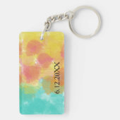 Bruidsjonker Kunstzinnig Aquarel Sleutelhanger (achterkant)