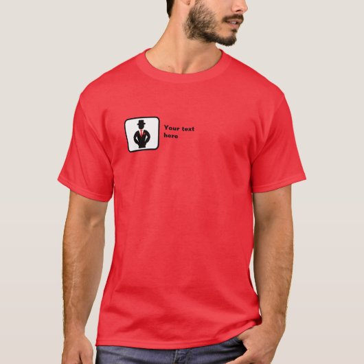 Bruidsjonker Logo -- Aanpasbaar T-shirt (Voorkant)