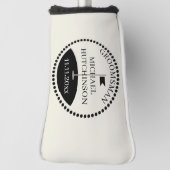 Bruidsjonker Naam Huwelijk Golfheadcover (Draai 90)