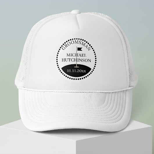 Bruidsjonker Naam Trouw Golf Trucker Pet