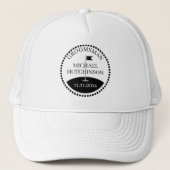 Bruidsjonker Naam Trouw Golf Trucker Pet (Voorkant)