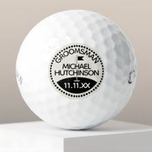 Bruidsjonker Naam Trouw Golfbal Marker