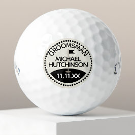 Bruidsjonker Naam Trouw Golfbal Marker Golfballen