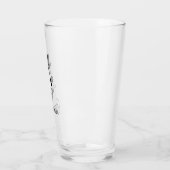 Bruidsjonker Naam Tuxedo Hoed Glas (Links)