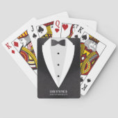 Bruidsjonker pak huwelijksgeschenk pokerkaarten (Achterkant)