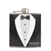 Bruidsjonker pak trouwcadeau heupfles (Voorkant)