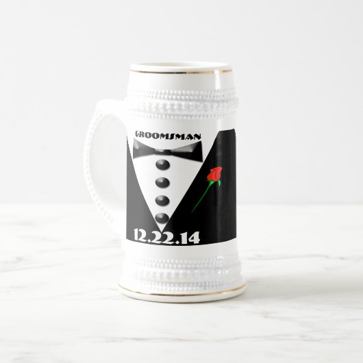 Bruidsjonker Stein - Bierpul (Voorkant links)