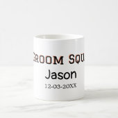 Bruidsjonker team bruidsjonker vrijgezellenfeest v koffiemok (Center)