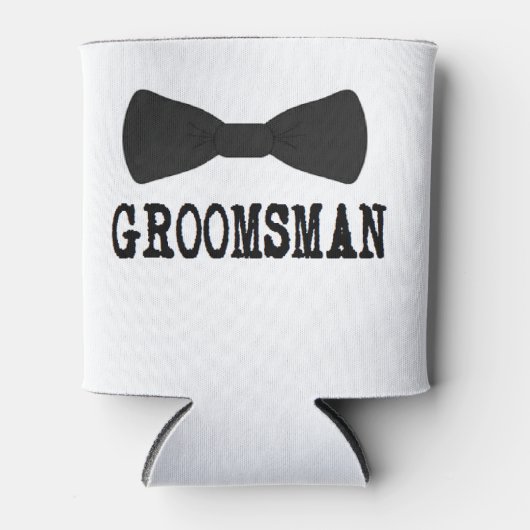 Bruidsjonker trouwblikje voor hem blikjeskoeler (Voorkant)