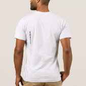 Bruidsjonker Trouwpak Team Silhouet Naam T-shirt (Achterkant)