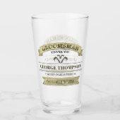 Bruidsjonker Vintage Klassiek Eenvoudig Glas (Voorkant)