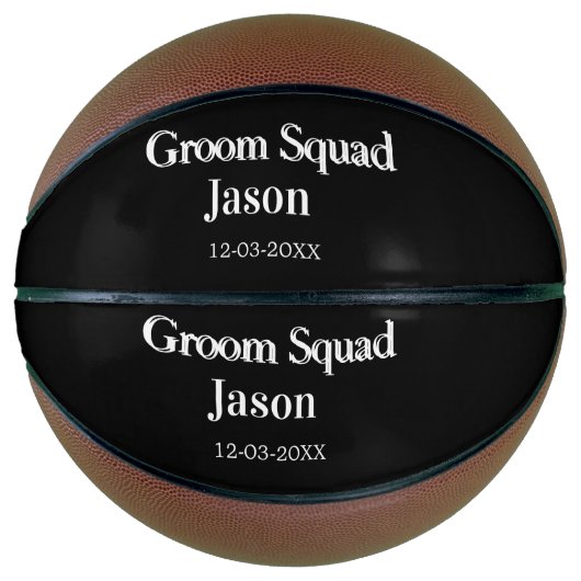 bruidsjonker vrijgezellenfeest voeg naam toe moder basketbal (Voorkant)