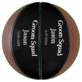 bruidsjonker vrijgezellenfeest voeg naam toe moder basketbal (Verticaal)